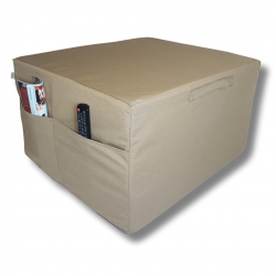 Matelas pliant visco Lux avec housse extérieure 195 x 75 x 15 cm - Beige