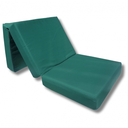 Matelas pliant visco Lux 195 x 75 x 15 cm - Vert