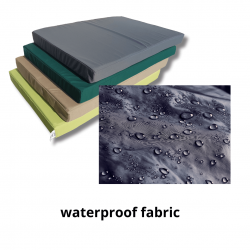 Matelas pliant visco Lux 195 x 75 x 15 cm - Vert