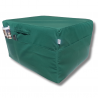 Matelas pliant visco Lux avec housse extérieure 195 x 75 x 15 cm - Vert
