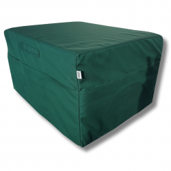Matelas pliant visco Lux avec housse extérieure 195 x 75 x 15 cm - Vert