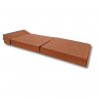 Housse pour le fauteuil matelas avec la tête de lit 160x60x12 cm-1000