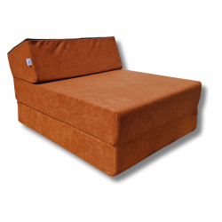 Housse pour le fauteuil matelas avec la tête de lit 160x60x12 cm-1000