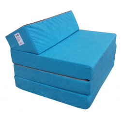 Housse pour le fauteuil matelas avec la tête de lit 200x70x10 cm - 1331