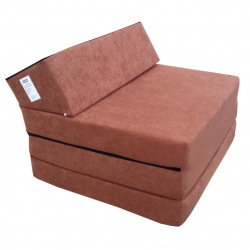 Housse pour le fauteuil matelas avec la tête de lit 200x70x10 cm - 1000