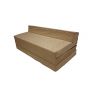 Housse pour le sofa matelas avec la tête de lit 200x120x10 cm-1009