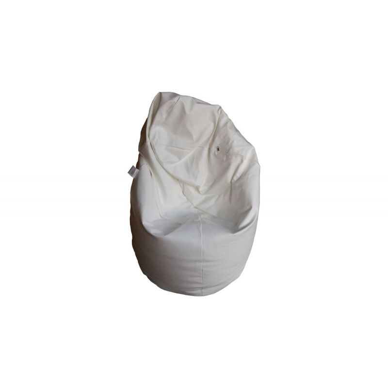 Housse pour pouf poire Medium Point - blanc