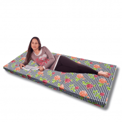 Matelas d'appoint pliant 195x65x8cm -008