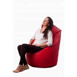 Housse pour pouf poire MEDIUM POINT - jaune foncé