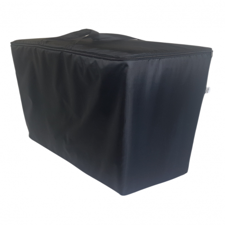 Sac de protection résistant à l'eau pour le matelas 180x120x8 cm - Noir