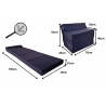 Matelas fauteuil pliant 195x70x10 cm - 0001
