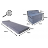 Matelas fauteuil pliant 195x70x10 cm - 1008