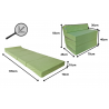 Matelas fauteuil pliant 195x70x10 cm - 1229