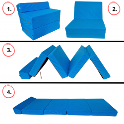 Matelas fauteuil pliant 195x70x10 cm - 1331