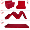 Matelas fauteuil pliant 195x70x10 cm - 3100
