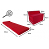Matelas fauteuil pliant 195x70x10 cm - 3100