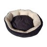 Lit pour chien NORA taille S en Noir et beige