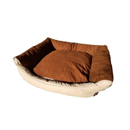 Lit pour chien MAX taille M en marron clair et beige