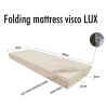 Matelas pliant visco Lux 195 x 75 x 15 cm - B15