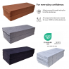 Une chauffeusse pliable 200 x 120 x 8 cm - 1009