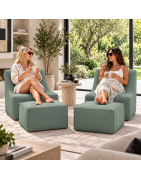 Poufs Midi et repose-pieds – Intérieur et jardin | Natalia Spzoo